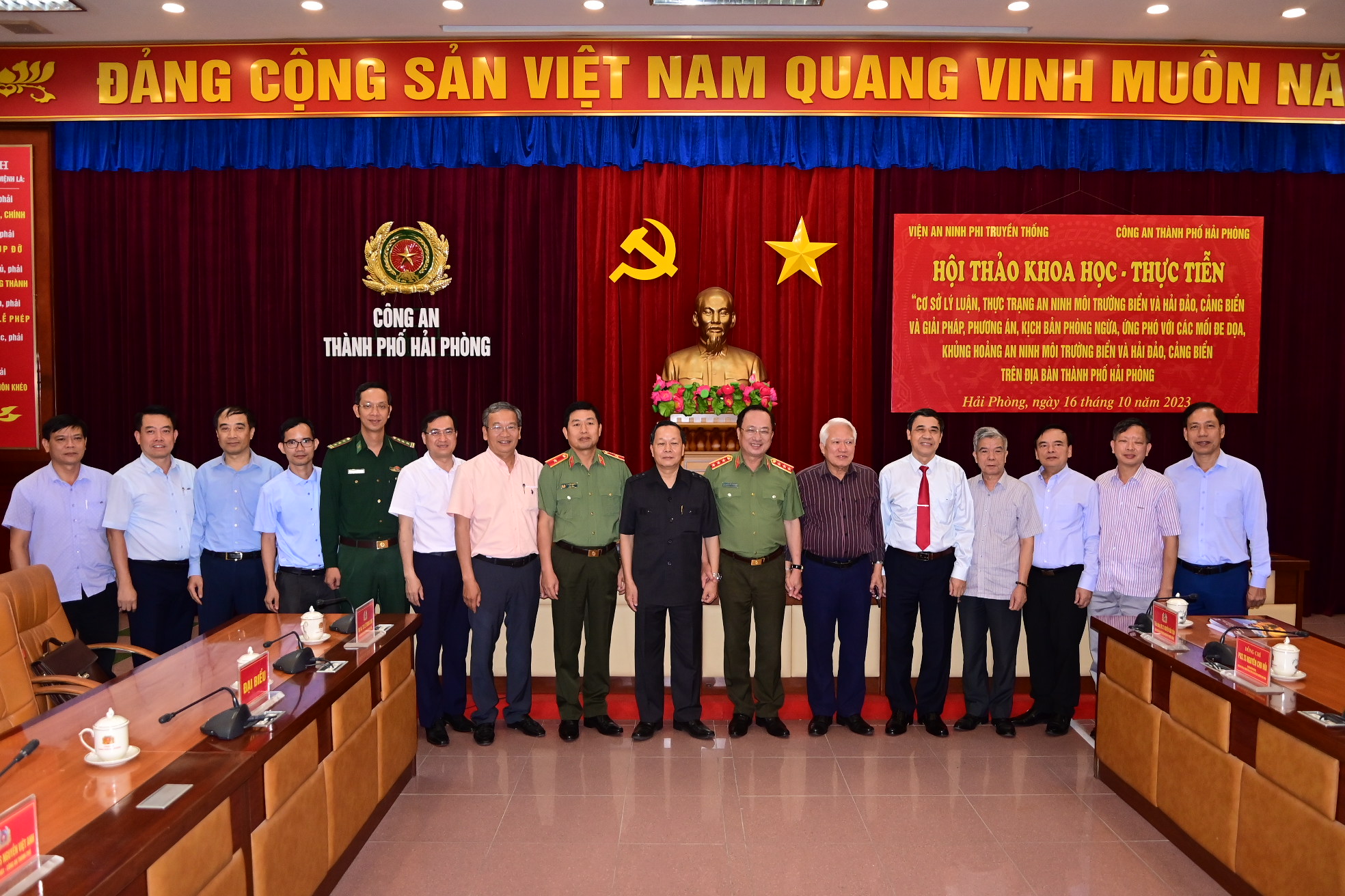 Hội thảo khoa học, thực tiễn về an ninh môi trường biển, hải đảo, cảng biển trên địa bàn Hải Phòng